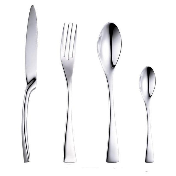 24 Piece Silver Cutlery Set