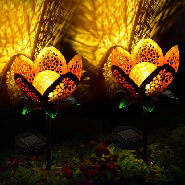 Solar Powered Flower Stake Garden Light