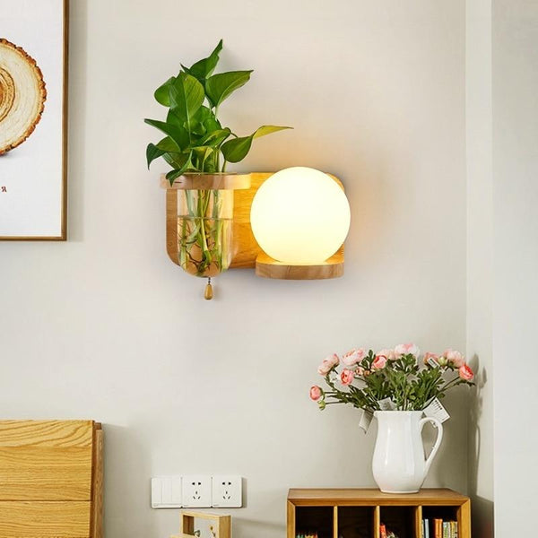 Lyla - LED Lamp Planter & Shelves Combo
