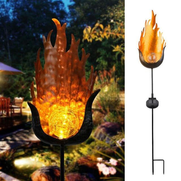 LED Artificial Flame Garden Light